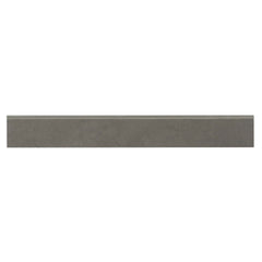 Bedrosians Materika 3" x 24" Matte Porcelain Bullnose Trim in Mud | Item Code NORMATMUD3X24BN