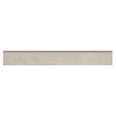 Bedrosians Materika 3" x 24" Matte Porcelain Bullnose Trim in Sand | Item Code NORMATSAN3X24BN