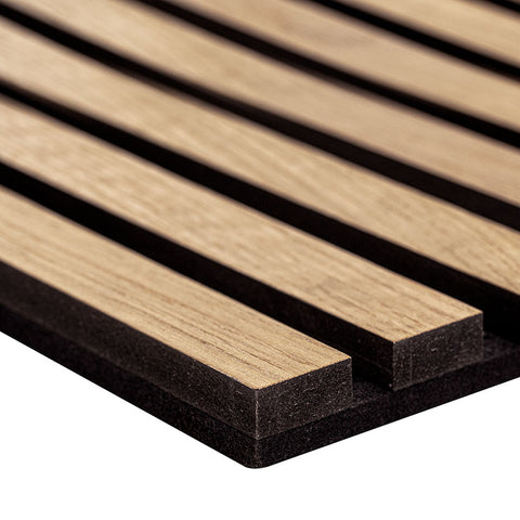 ACOUSTIC WOOD SLAT PANEL NATURAL 9.5 X 94.5