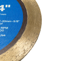 Bedrosians Odyn 4 in. Premium Wet Tile Blade | Item Code ODYBLADECR4SU