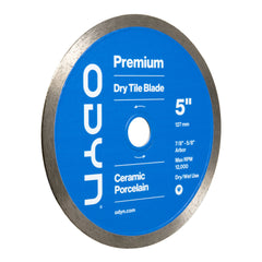 Bedrosians Odyn 5 in. Premium Dry Tile Blade | Item Code ODYBLADEDRCRY5P
