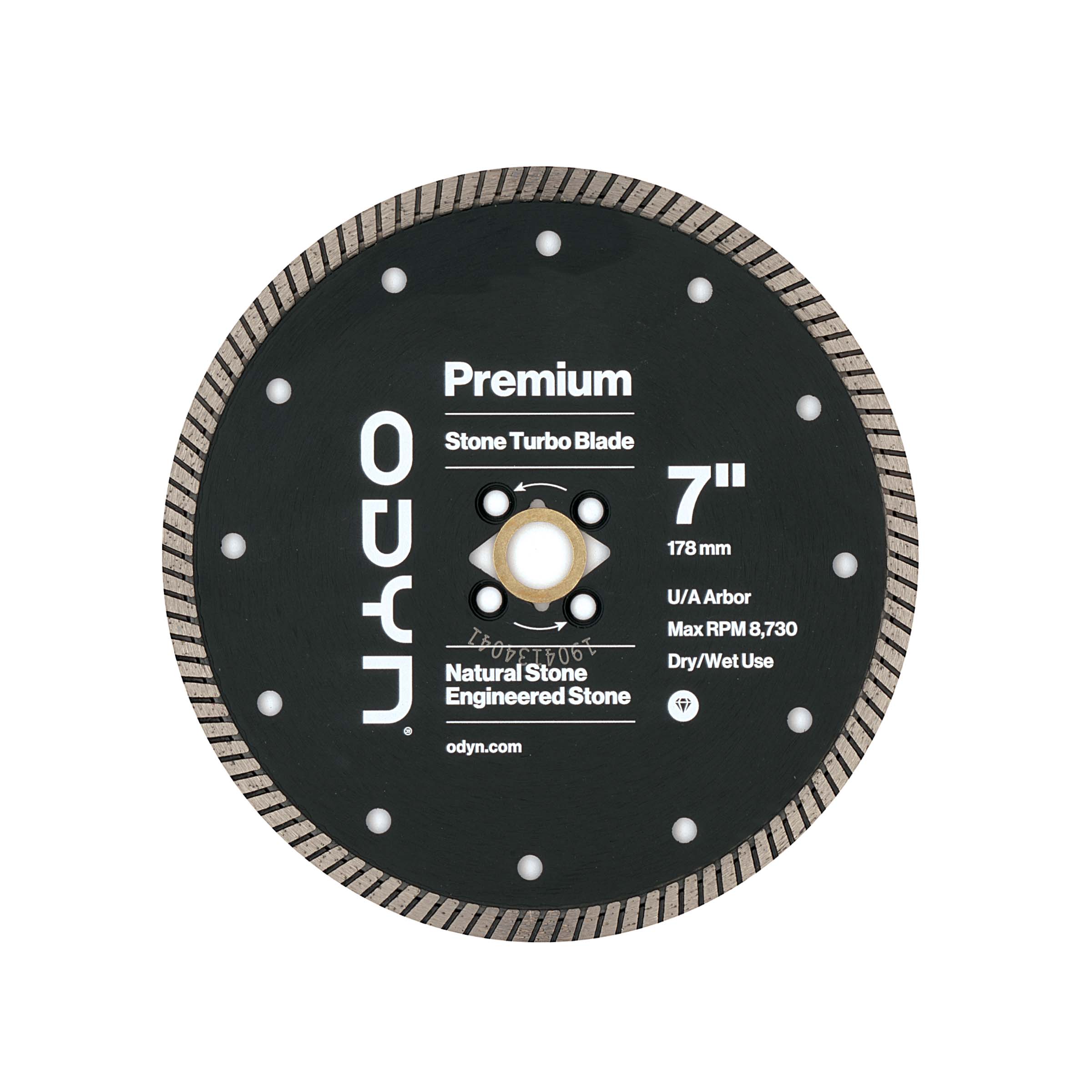 Bedrosians Odyn 7 in. Premium Stone Turbo Blade | Item Code ODYBLADET7SU