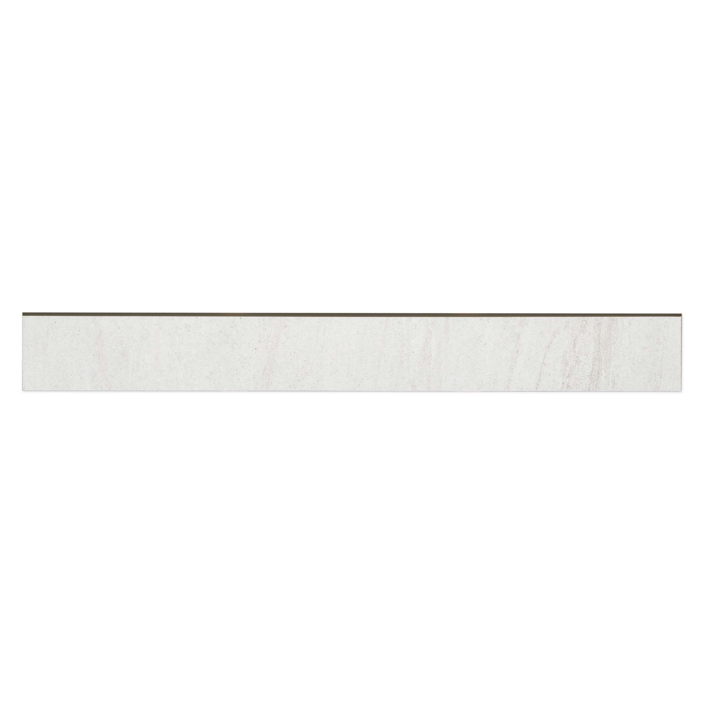 Bedrosians Purestone 3" x 24" Trim in Bianco | Item Code PIEPURBIS324