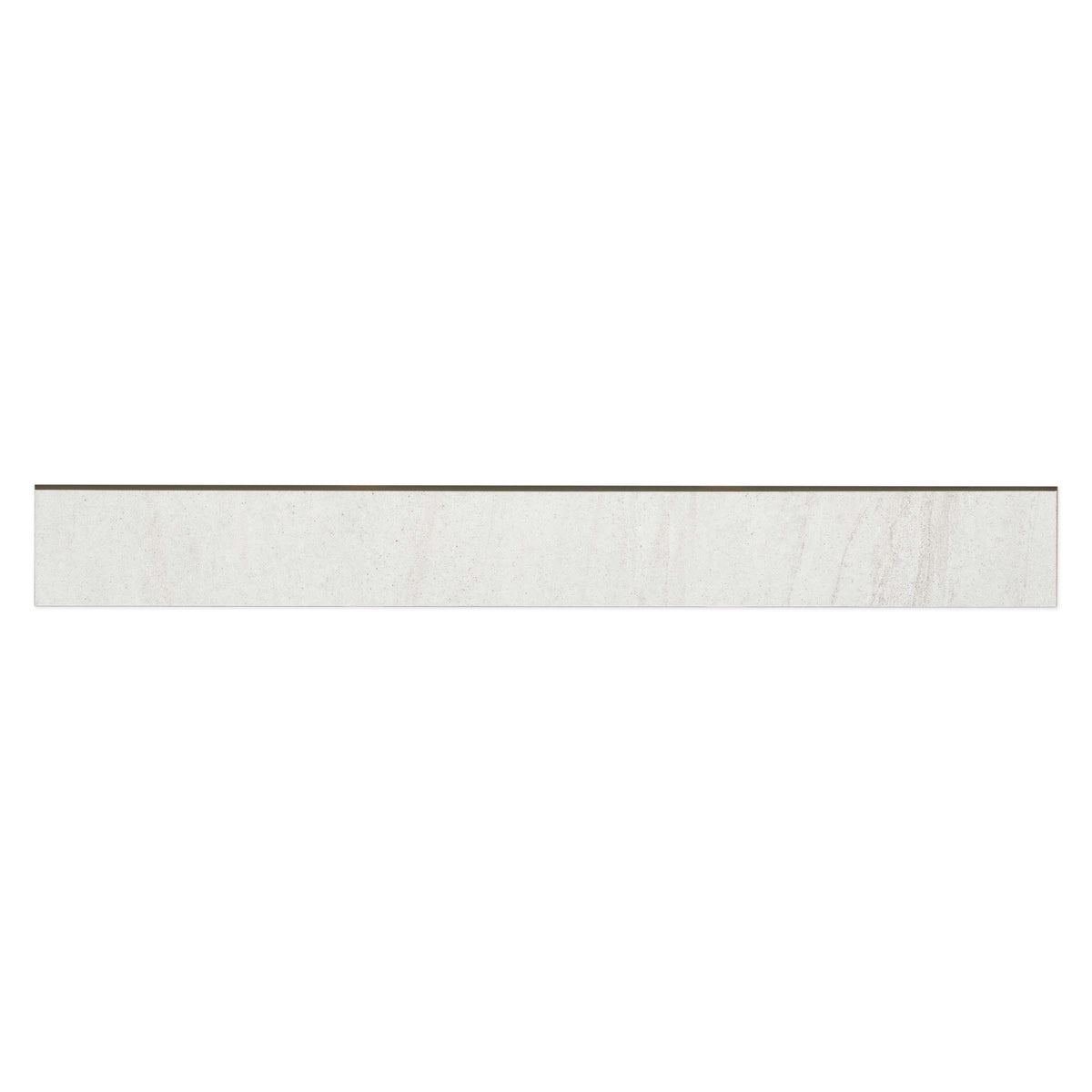 Bedrosians Purestone 3" x 24" Trim in Bianco | Item Code PIEPURBIS324