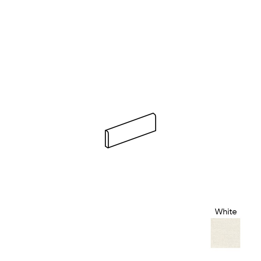 Marazzi Persuade 3X24 P43F9, Bullnose, Matte - White