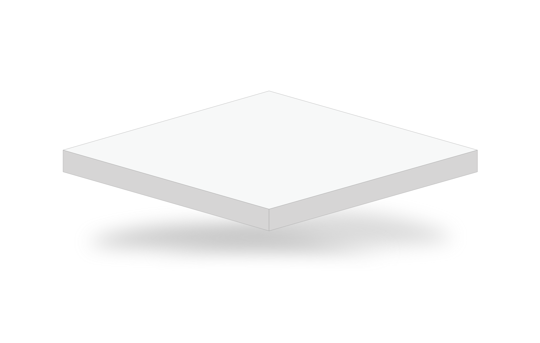 Ecore Tile - Kompan (Paver top), Red, 30mm x 24in x 24in | SKU KPT-000032