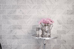 Bedrosians White Carrara 3" x 12" Floor & Wall Tile | Item Code MRBWHTCAR0312H