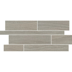 Marazzi Sabbia Marmo Random Linear Random Interlocking, Stepwise, Matte - Medium Gray