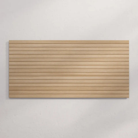 Strata 24" x 48" Ribbed Matte 3D Deco Porcelain in Haya