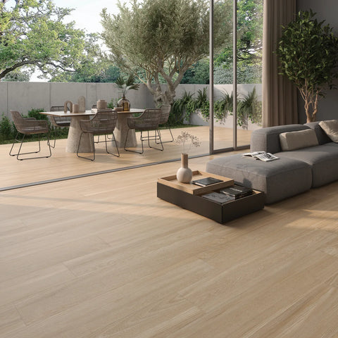 Strata 8" x 48" Matte Porcelain Field Tile in Brandy