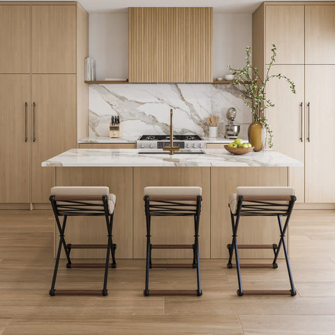 Strata 8" x 48" Matte Porcelain Field Tile in Brandy