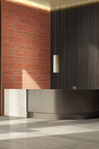 ACOUSTIC WOOD SLAT PANEL UMBER 9.5X94.5