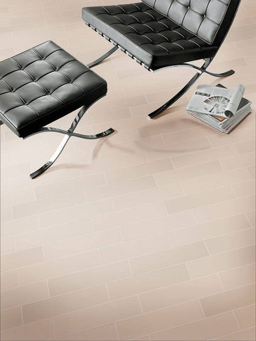 ALMOND GLOSSY 4X16 BULLNOSE