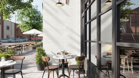 ALPINE WHITE CLAY BRICK MESH 2.25X7.5