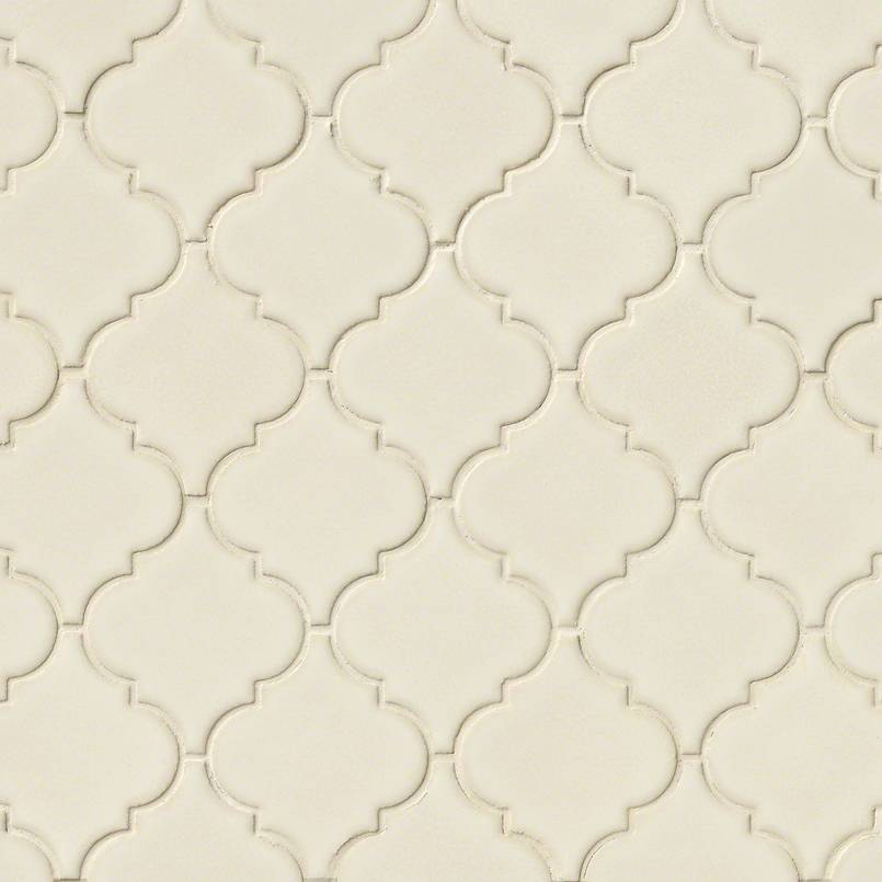 ANTIQUE WHITE ARABESQUE
