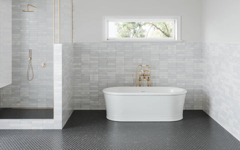 Monet 2" x 8" Honed Marble Decorative Tile in White Carrara