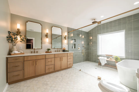 Monet Honed Marble Mosaic 6 Tile in Oriental White