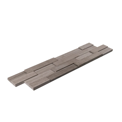 Ashen Grey 6" x 24" Honed Marble Ledger
