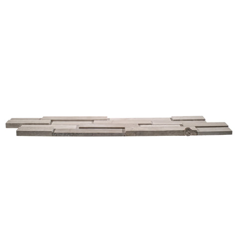 Ashen Grey 6" x 24" Honed Marble Ledger