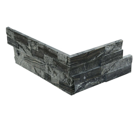 Silver Sheen 6" x 26" Polished Ledger Corner