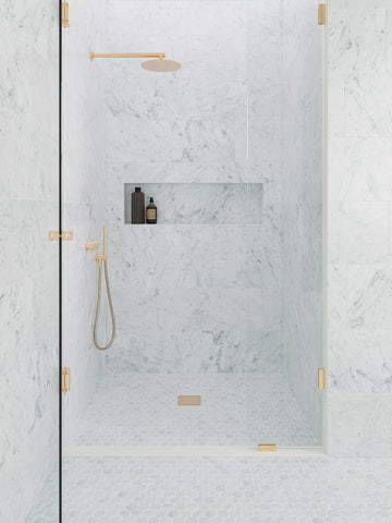 White Carrara 12" x 24" Floor & Wall Tile