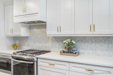 White Carrara Floor & Wall Mosaic