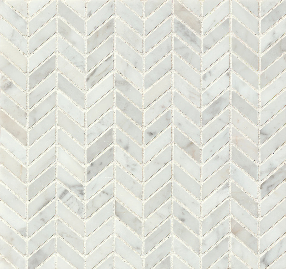 White Carrara Floor & Wall Mosaic