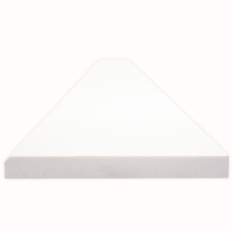 BRIGHT WHITE 6X37X0.62 SINGL BVL POL-ENG