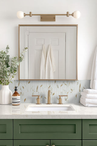 CALACATTA GOLD MATTE 1X6 STACK PATTERN