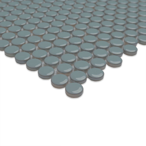 CIELO AZUL PENNYROUND GLOSSY 6MM