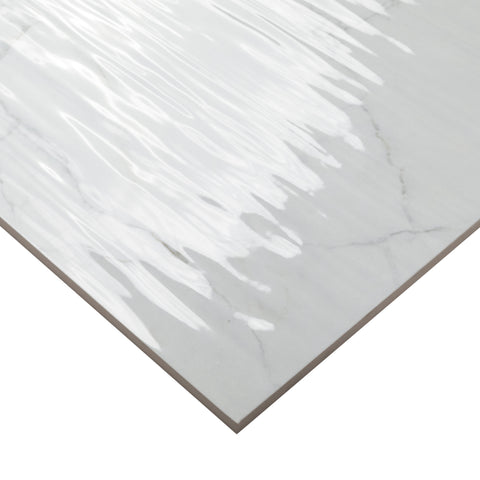 DYMO CALACATTA STRIPE WHITE 12X24