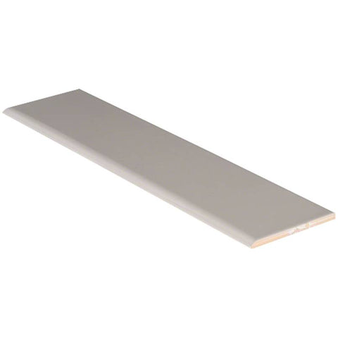 GRAY GLOSSY BULLNOSE 4X16