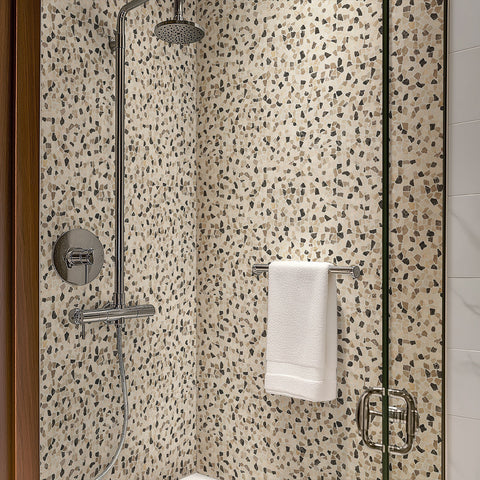 MIX MARBLE PEBBLES MESH BACKED