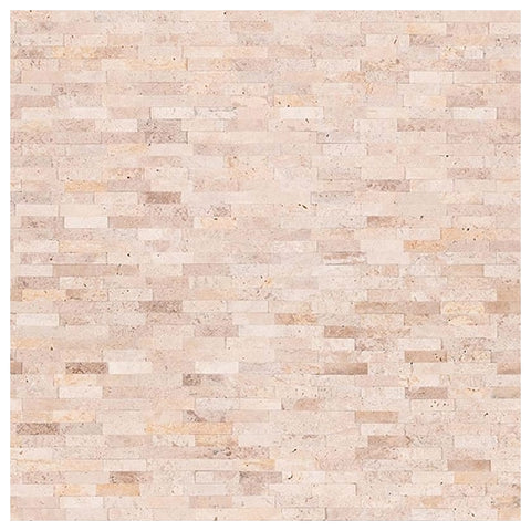 ROMAN BEIGE SPLITFACE PEEL AND STICK 12 x 12