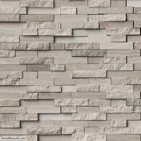 WHITE QUARRY SPLITFACE MOSAIC 10MM
