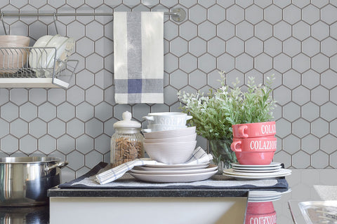GRAY MATTE 2" HEX 6MM