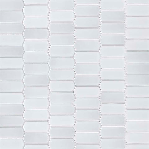 WHITE GLOSSY PICKET 8MM