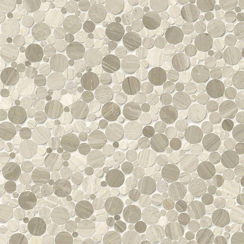 SERENITY STONE PEBBLES MESH BACKED 10MM