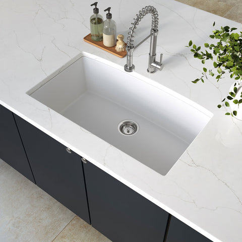 QUARTZ WHITE SINGLE BOWL 3219