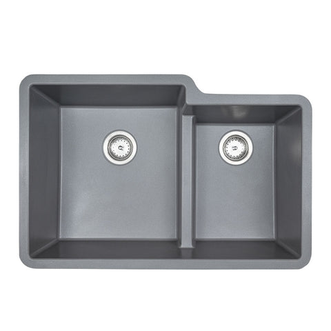 QUARTZ GRAY STRAIGHT DBL BWL60/40-3221