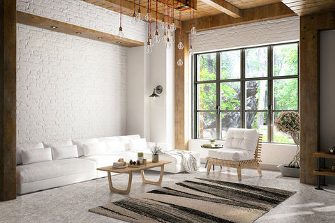 SLICED ASH PEBBLES MESH BACKED