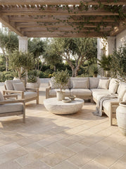 Bedrosians Trulli Sabbia 10x10 Glazed Porcelain Field Tile Matte | Item Code 100010173