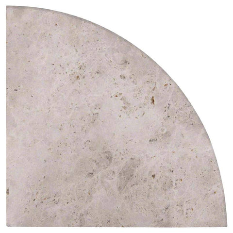 TUNDRA GRAY 9"RADIUS CORNER SHELF