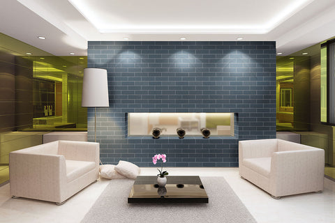 URBANO NAVY GLOSSY MIX  4X12