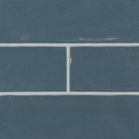 URBANO NAVY  GLOSSY 4X12