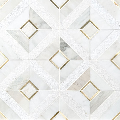 VERONA GOLD PATTERN 8MM