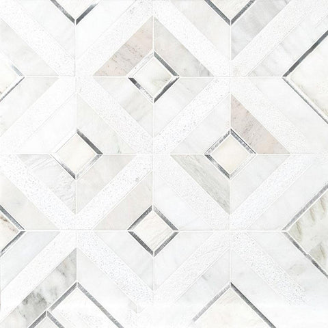 VERONA SILVER PATTERN 8MM