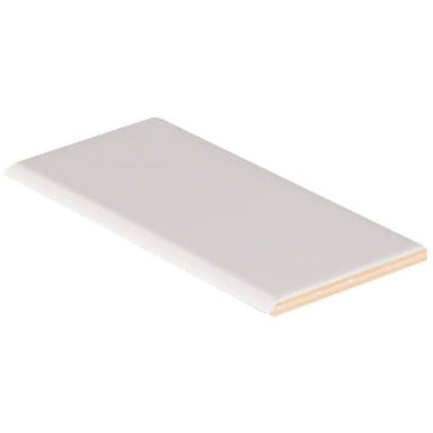 WHITE GLOSSY 3X6 BULLNOSE
