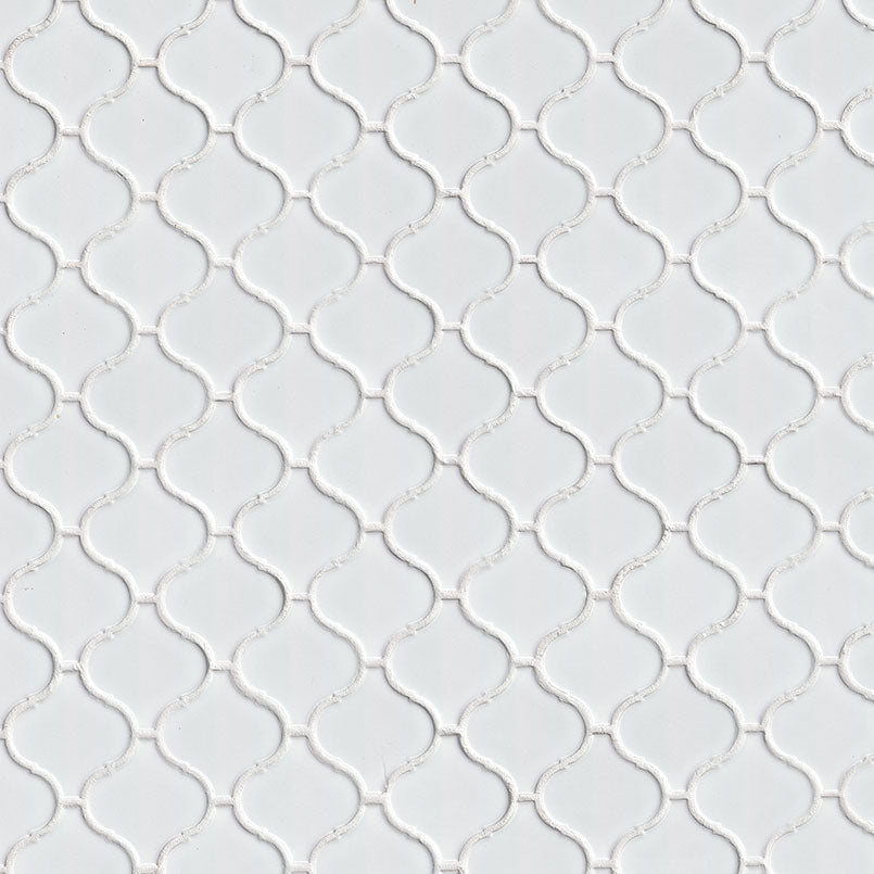 WHITE MATTE ARABESQUE 6MM