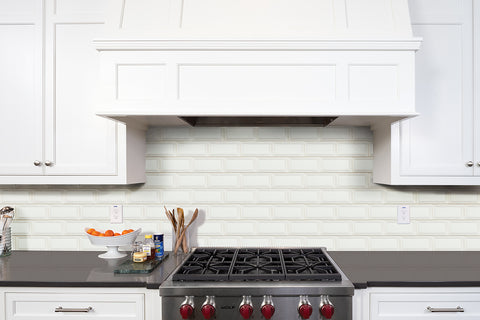 WHITE GLOSSY 3X6 BEVELED